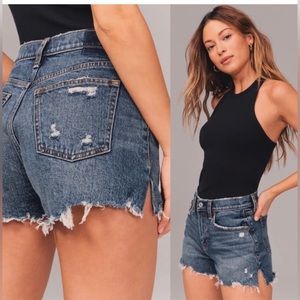 Abercrombie and Fitch Curve Love Mom Shorts